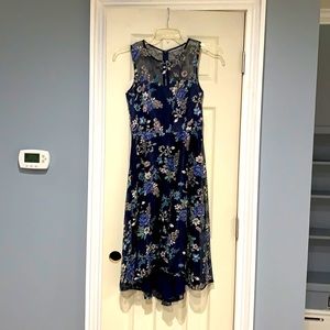 Floral Lace A-Line Dress